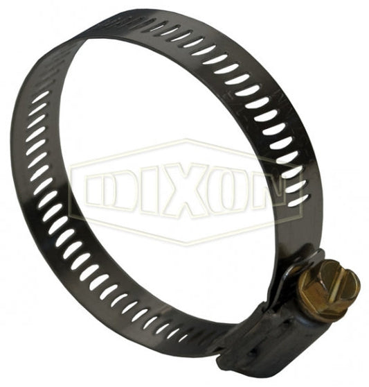 Dixon Valve HS36 Style HS Worm‑Gear Hose Clamp, 1/2″ Band, 1‑13/16″–2‑3/4″ OD