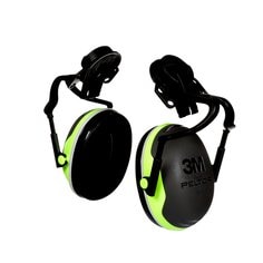 Casque antibruit 3M™ PELTOR™ série X, X4P51E, casque de sécurité à bord complet fixé et isolé électriquement, 10pai/cs