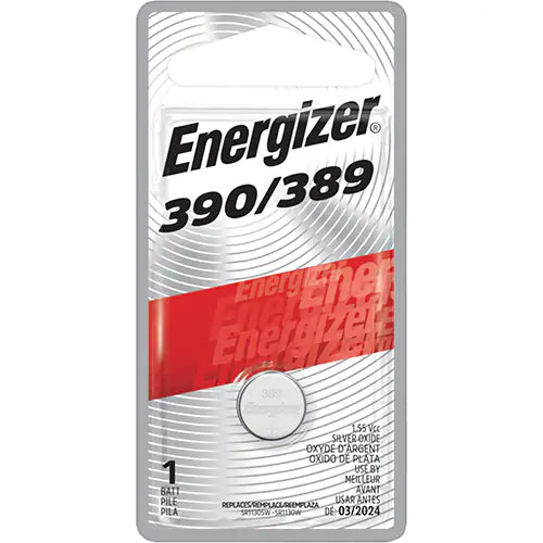 Energizer Battery 389, Silver Oxide, 1.5v