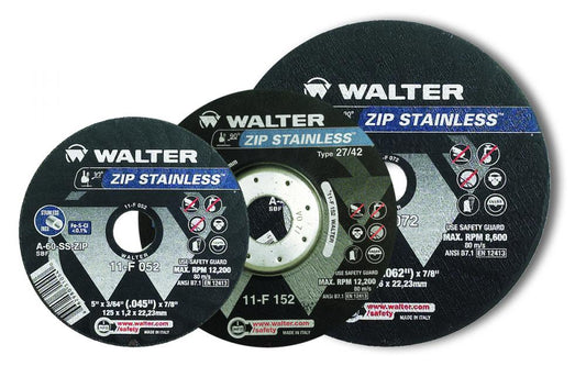 Zip en acier inoxydable, qualité : a-60-ss-zip, type : 27, 6 po x 3/64 po x 7/8 po.