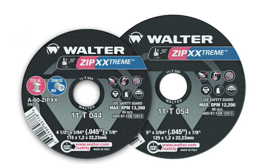 Roues zip xxtreme, 5 x 3/64.