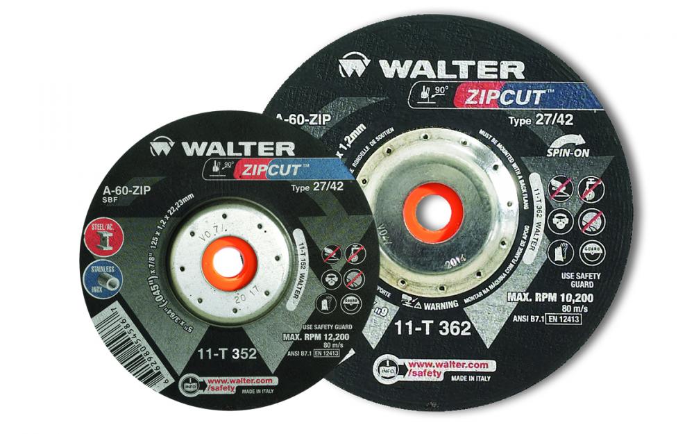 Zipcut, Grade: A-60-zip, Type: 27, 5 In. X 3/64 In. X 7/8 In.